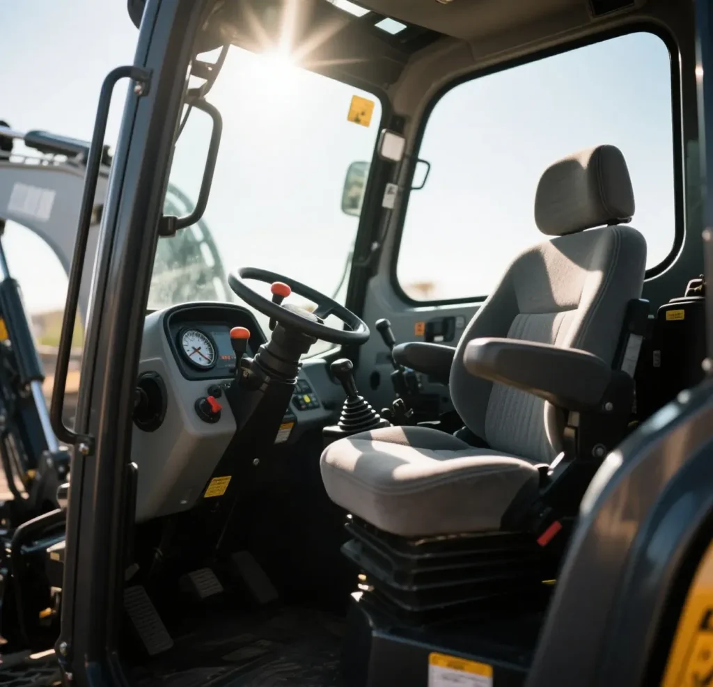 Skid steer loader cab
