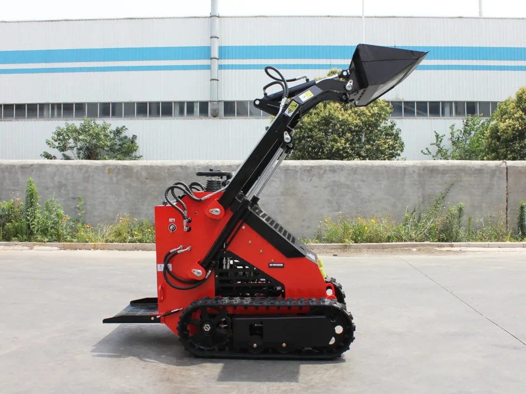 SL-S1 mini skid steer loader parked on concrete ground