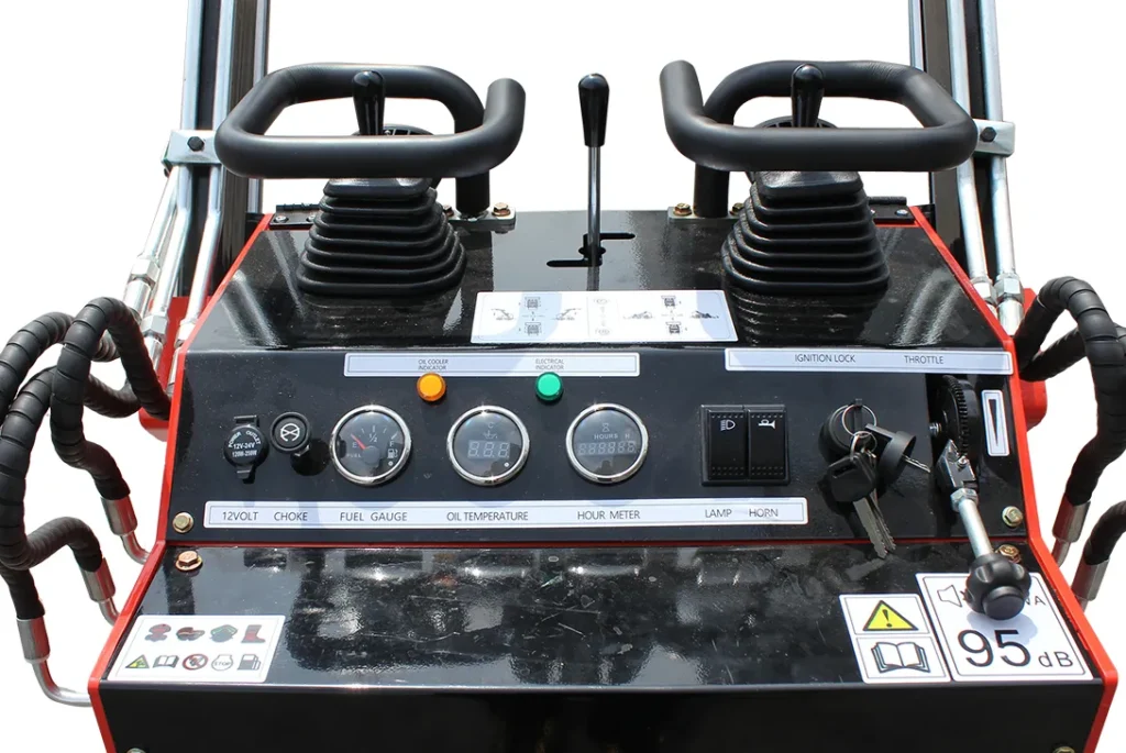 SL-S1 dual-handle control panel with function indicators