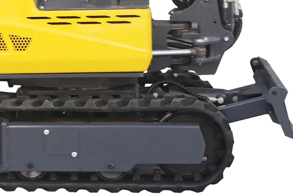 Undercarriage and track system of 06 mini excavator