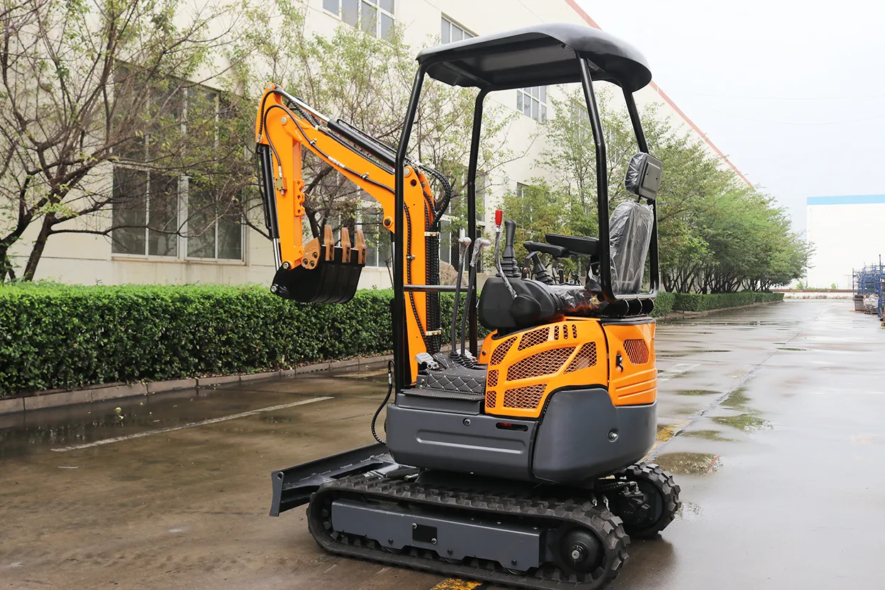 15 mini excavator compact size suitable for road and municipal projects