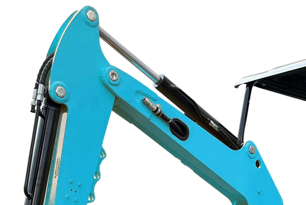 Hydraulischer Arm des 12K-Minibaggers mit langlebigen Stahlgelenken und reibungsloser Zylinderbewegung
