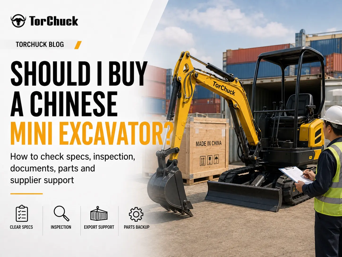 Chinese mini excavator with configuration inspection and export support