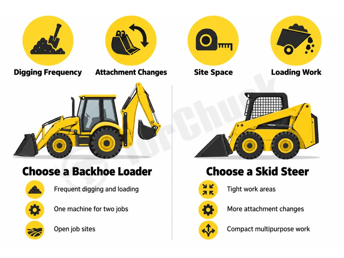 How to Choose Between a Backhoe and Skid Steer